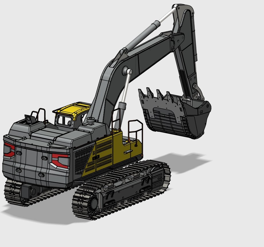 Vulpa H750E CAD render